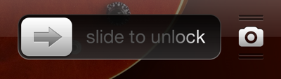 Slide to unlock